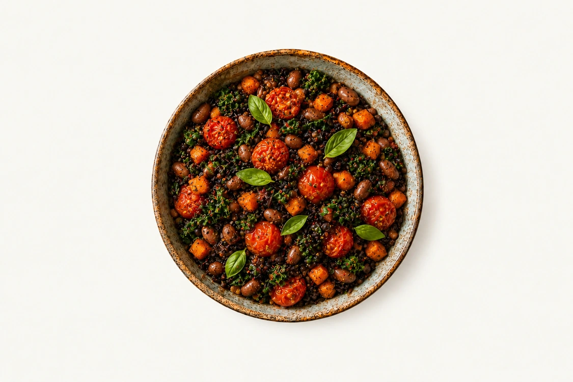 Pomodoro Bowl Fondo Blanco Ancho